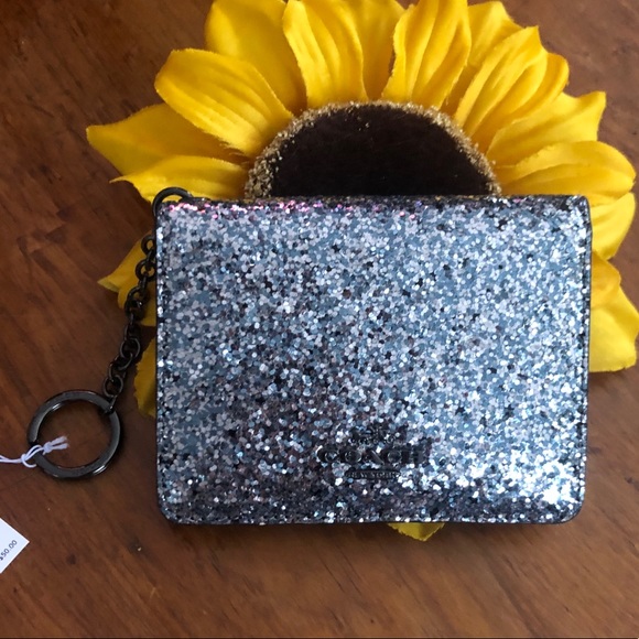 Coach Handbags - Glitter Key Ring/Cardcase
